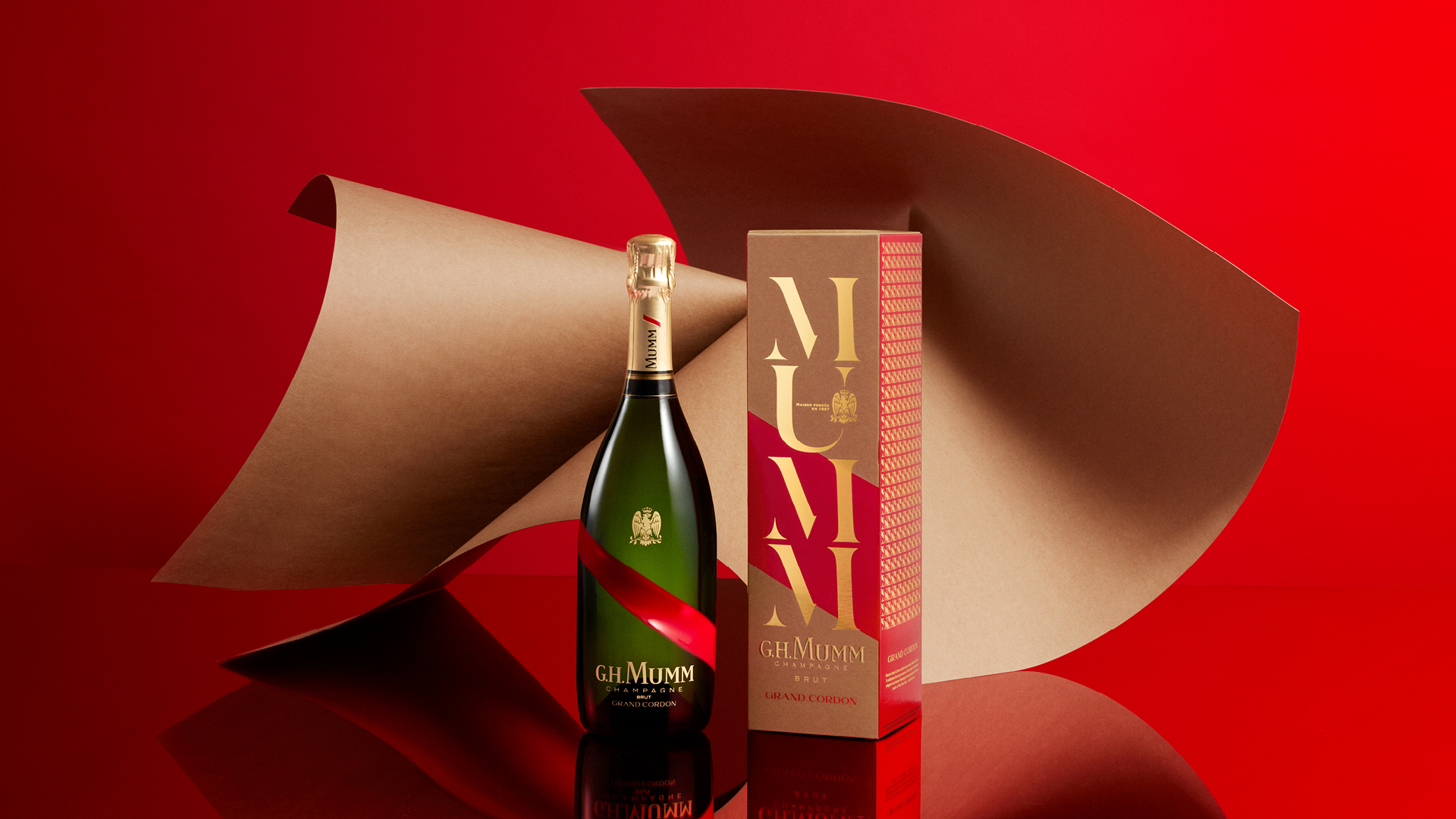 MUMM Grand Cordon Kraft Box MUMM Grand Cordon Kraft Box